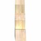 Ekena Millwork Saratoga Rough Sawn Timber Gable Bracket, Douglas Fir, 48"W x 24"H x 6"D x 6"F, 12/12 Pitch GBW048X24X0606SAR00RDF - alternate 5